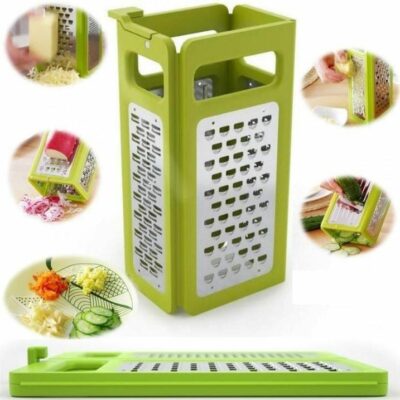 Fold-fiat Grater 4 in 1 fold box grater