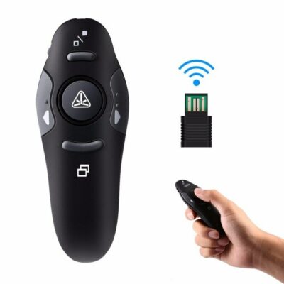 Wireless presenter with laser pointer